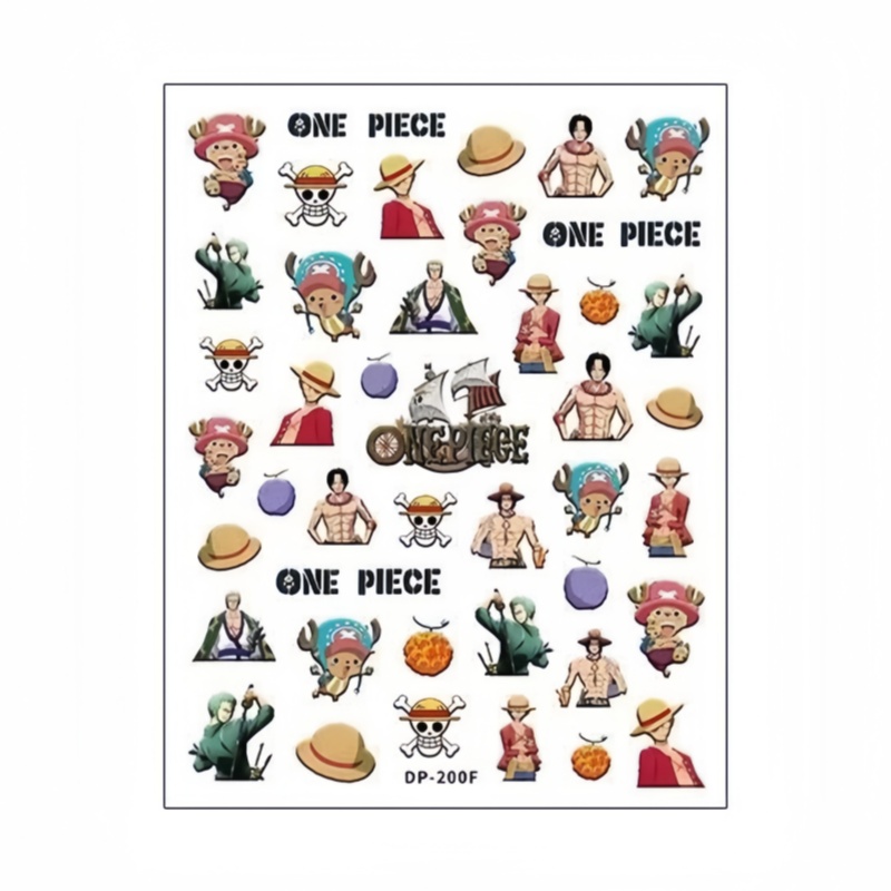 Nail Art Zoro One Piece - One Piece Luffy Zoro Chopper Anime
