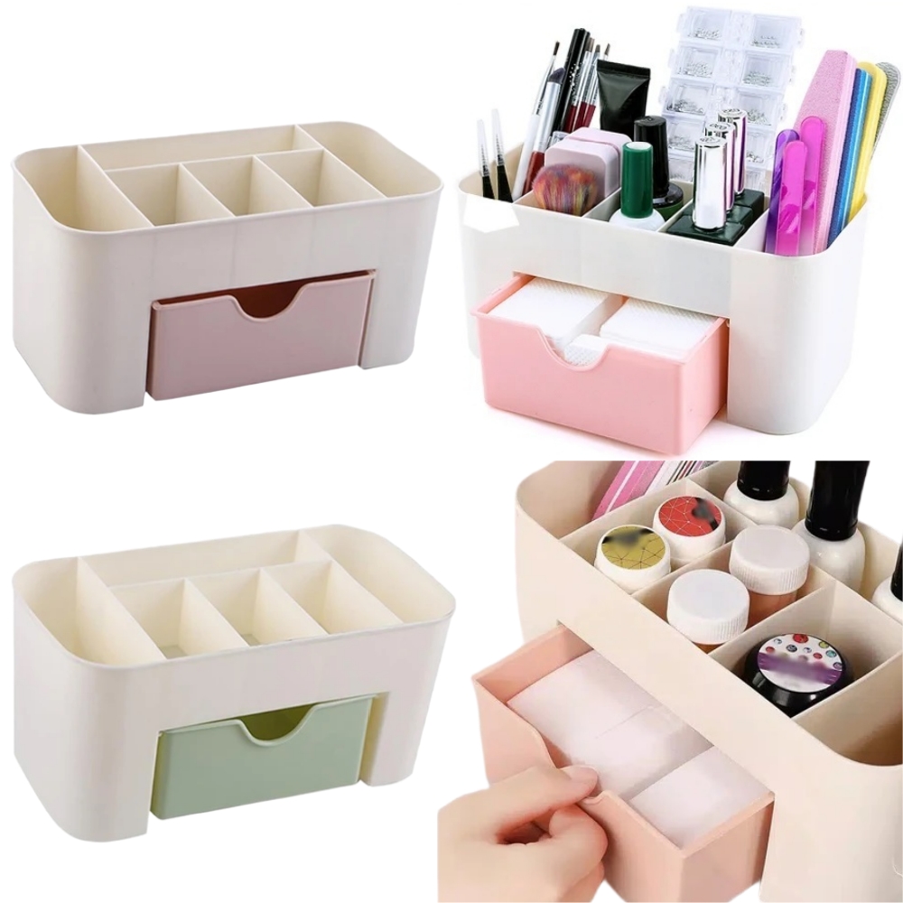 Nail Art Simple - Nail Art Organizer Desktop Drawer Cosmetic