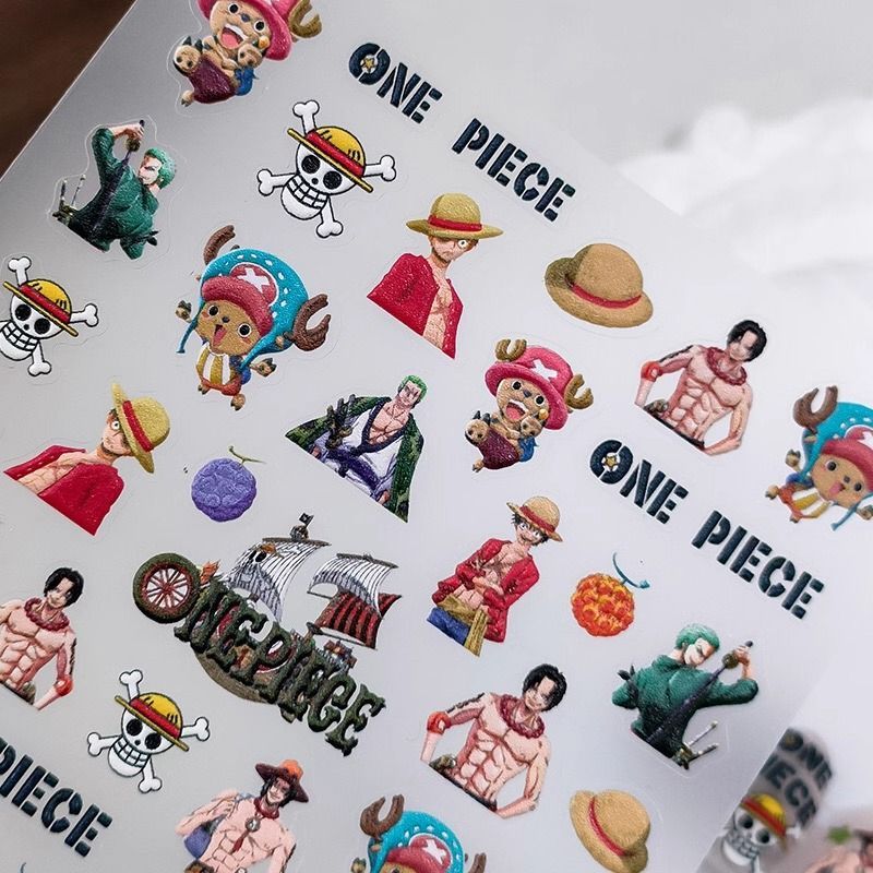 New One Piece Monkey· D·Luffy  - Nail Art Zoro One Piece review and price