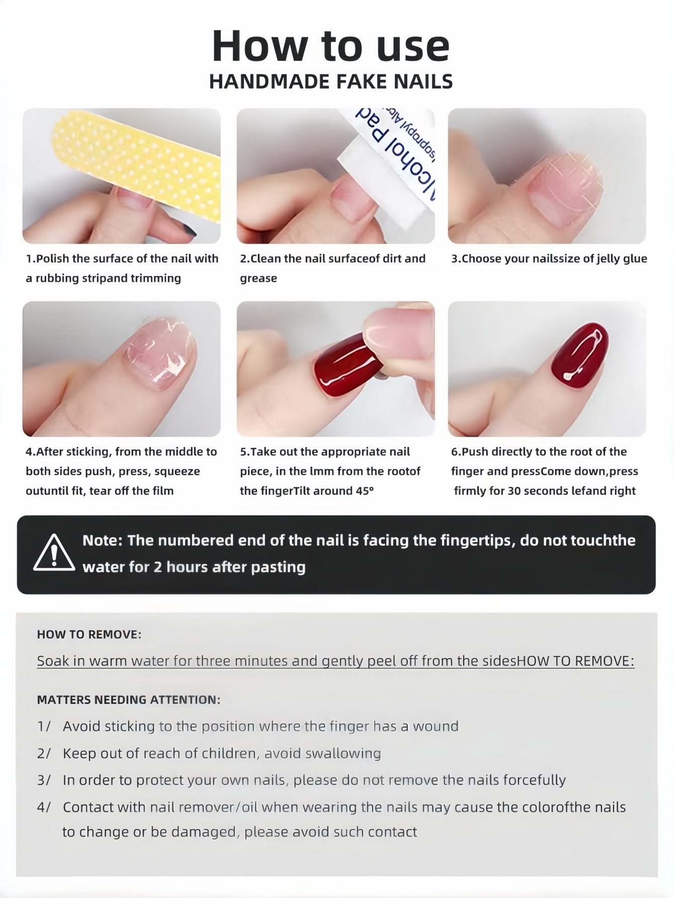 10 Pieces of Short Square-Shap - Nail Art Simple review and price