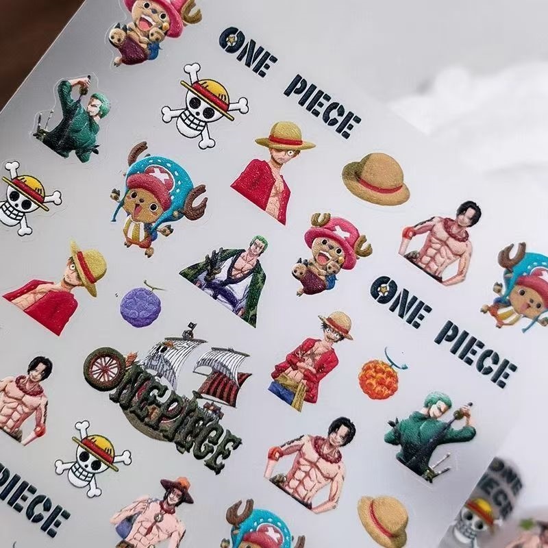 One Piece Luffy Zoro Chopper A - Nail Art Zoro One Piece review and price