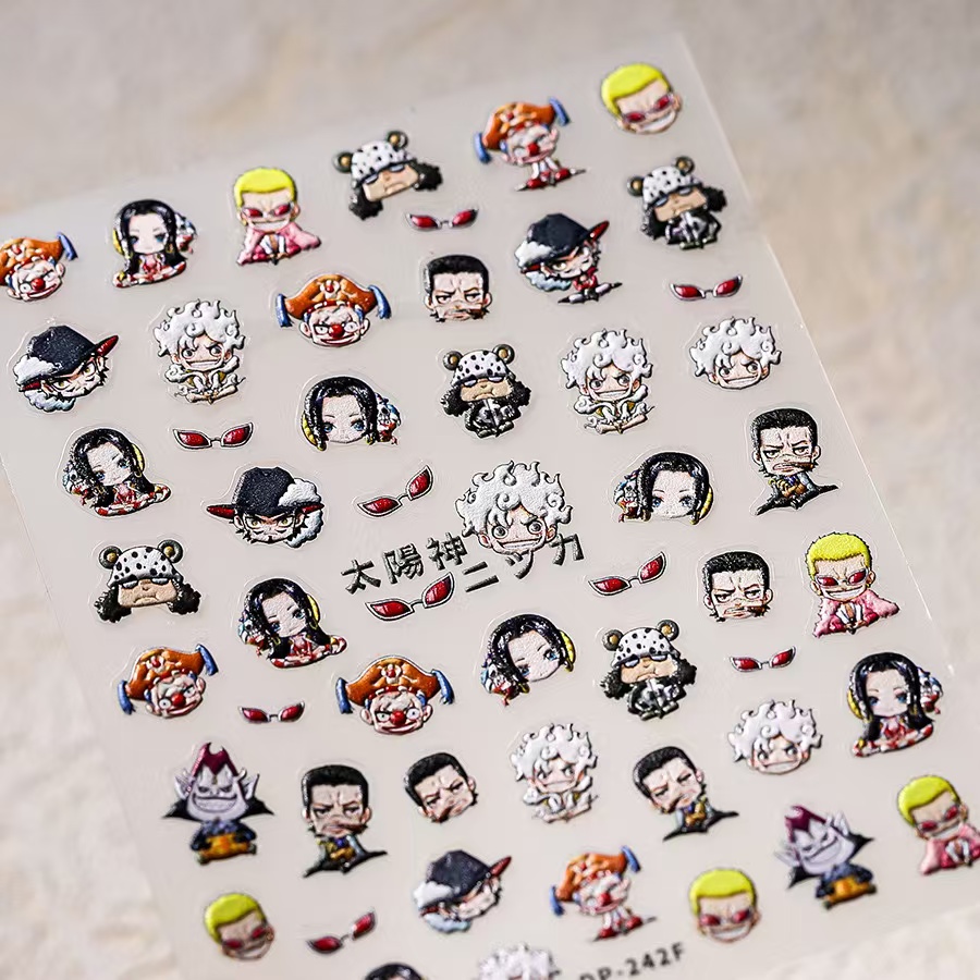 1PCS 5D One Piece Nail Sticker - Nail Art Zoro One Piece review and price