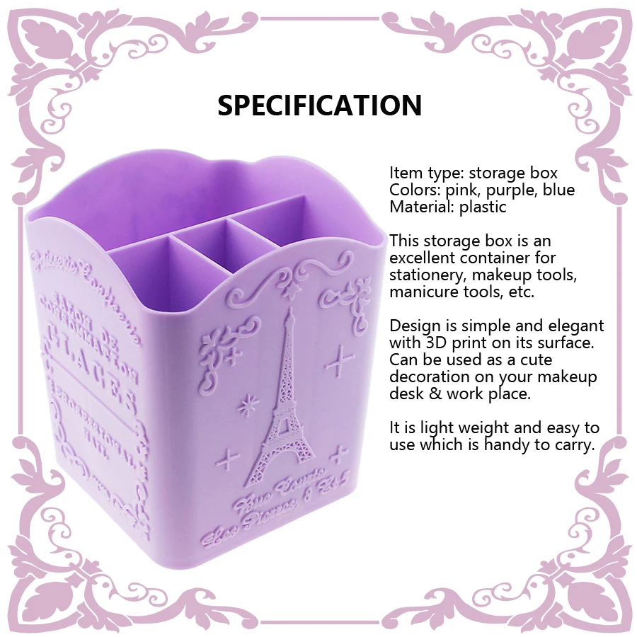 4-Compartment Nail Art Brush H - Nail Art Simple review and price