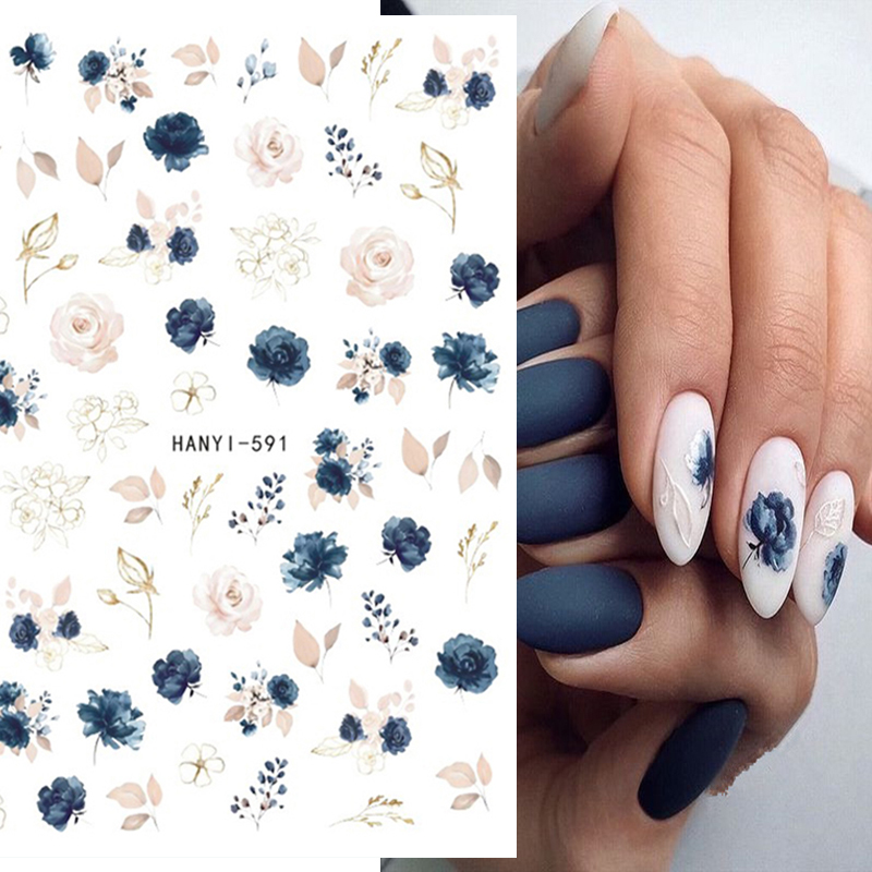 3d Nail Art Decals Elegant Whi - Nail Art France review and price