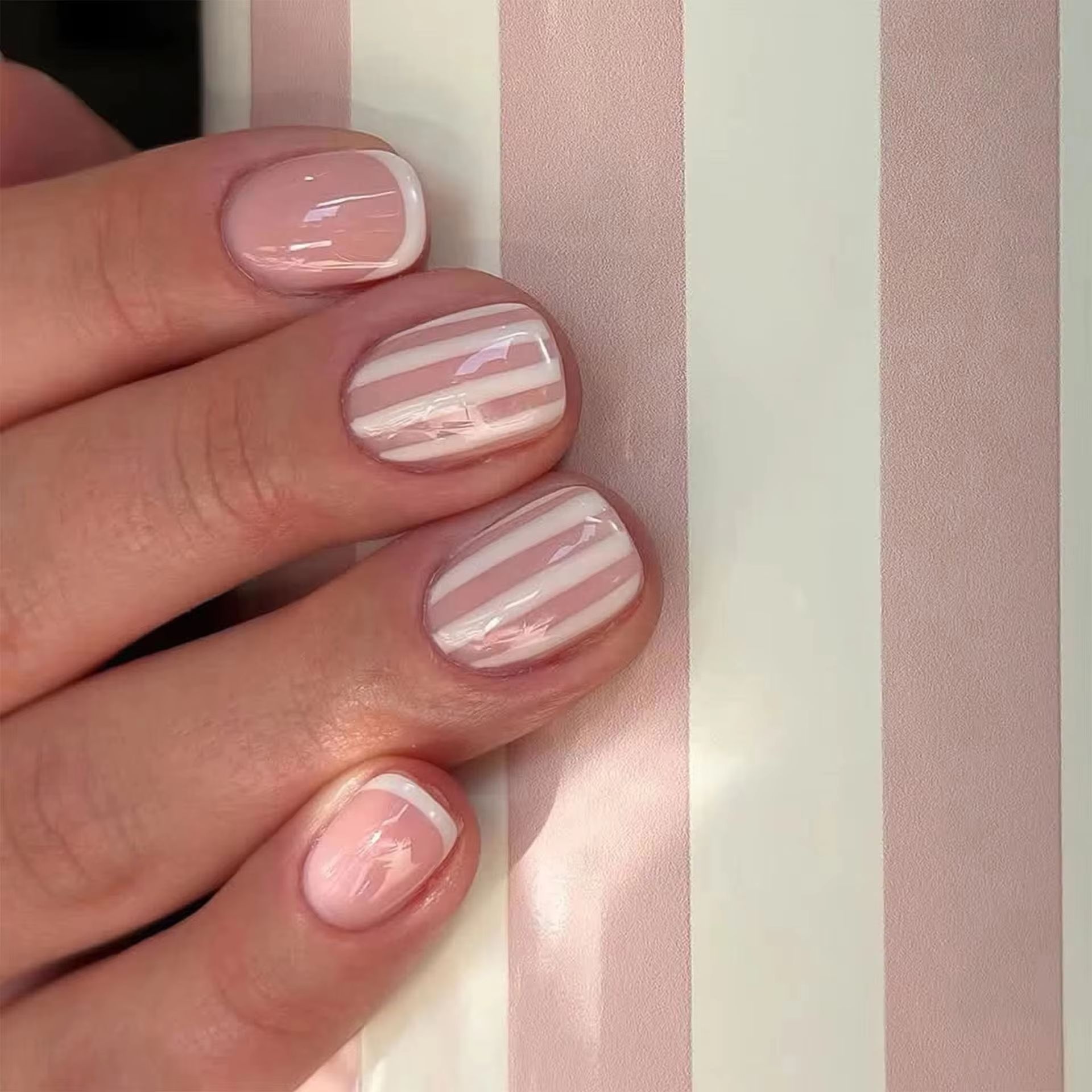 24pcs Simple White French Pres - Nail Art Simple review and price