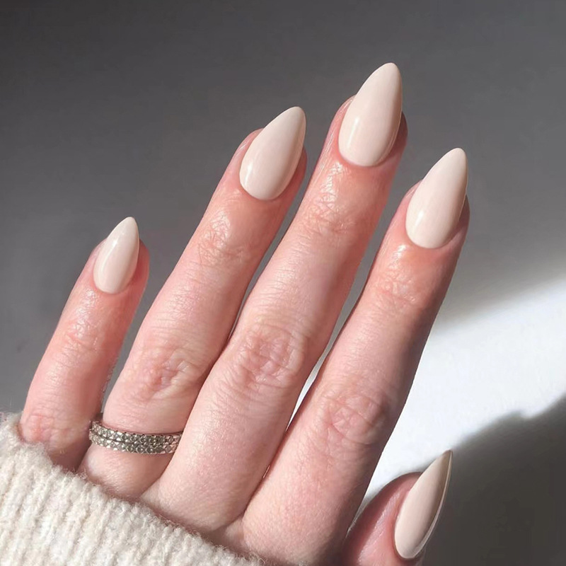 24pcs Solid Color False Nails  - Nail Art Simple review and price