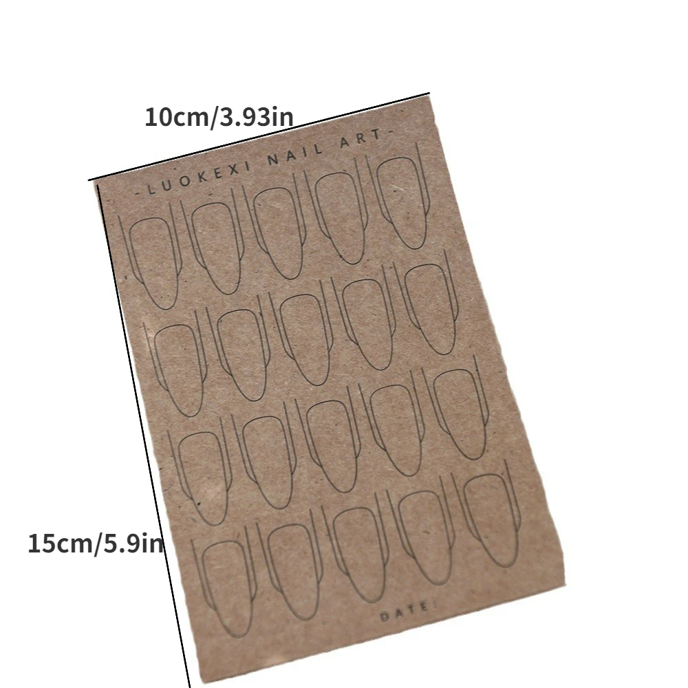 Nail Practice Paper Jam Transp - Nail Art France review and price