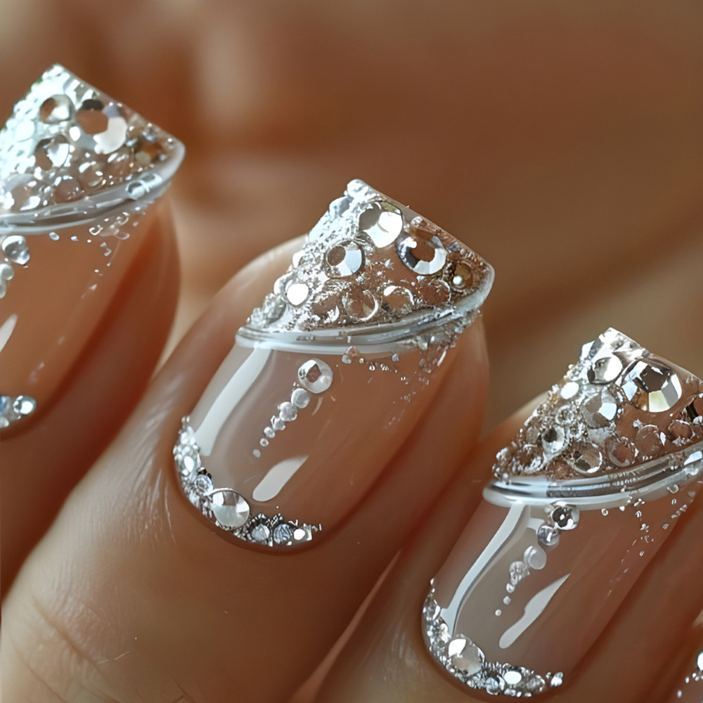 24Pcs Irregular French Fake Na - Nail Art Simple review and price