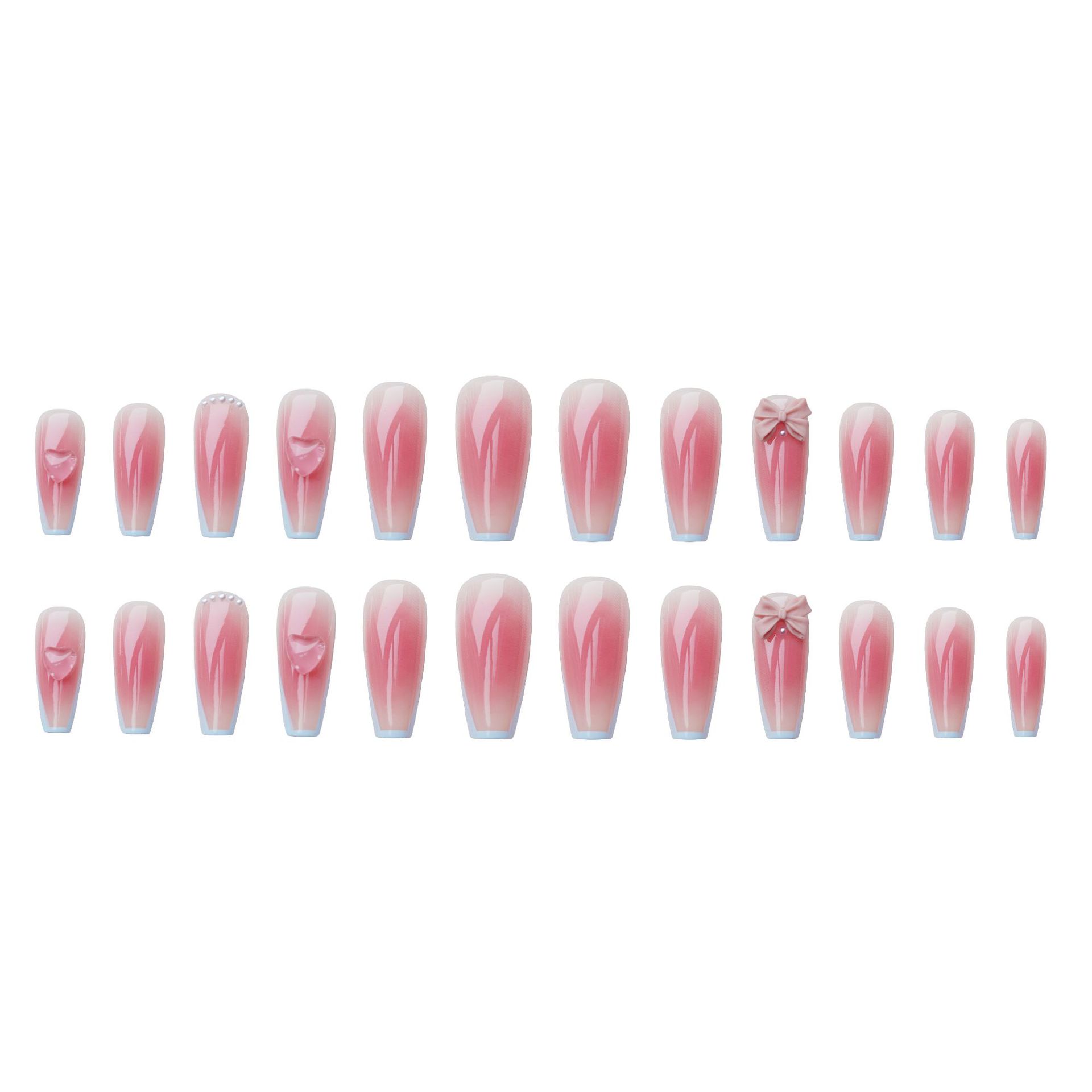 24Pcs/Box Blush France T Long  - Nail Art France review and price