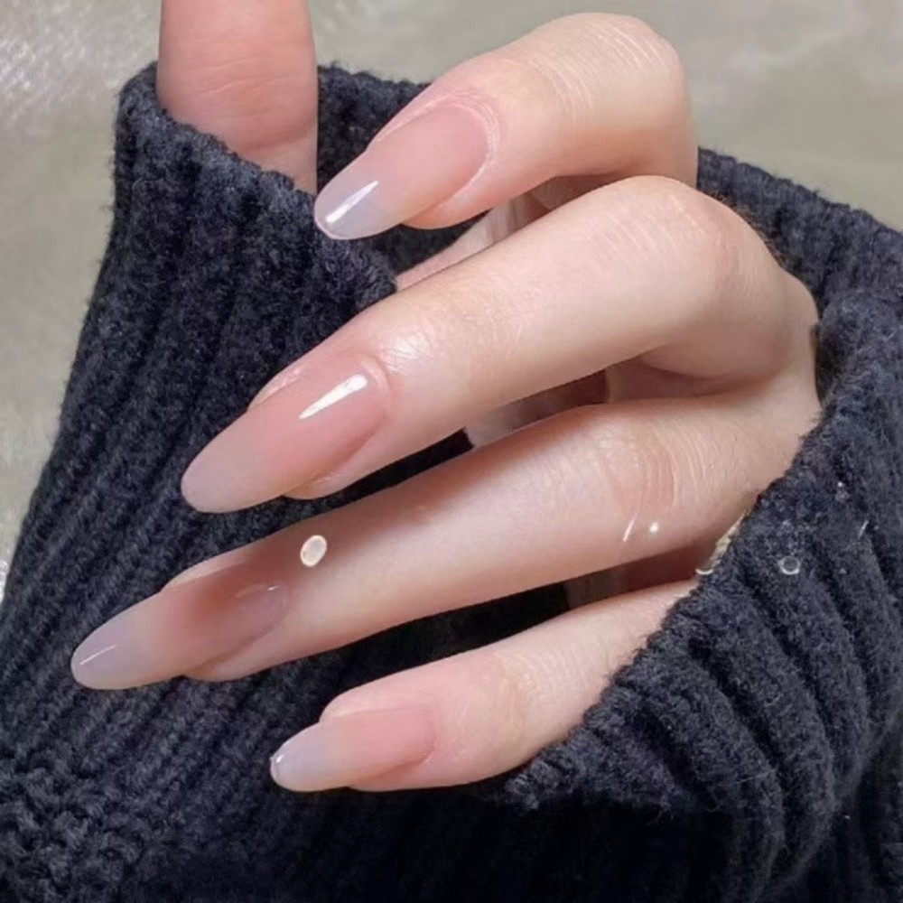 24Pcs Matte Nude Fake Nail Fas - Nail Art Simple review and price