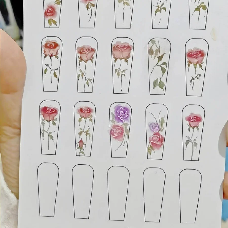 Nail Flower Practise Paper Tra - Nail Art France review and price