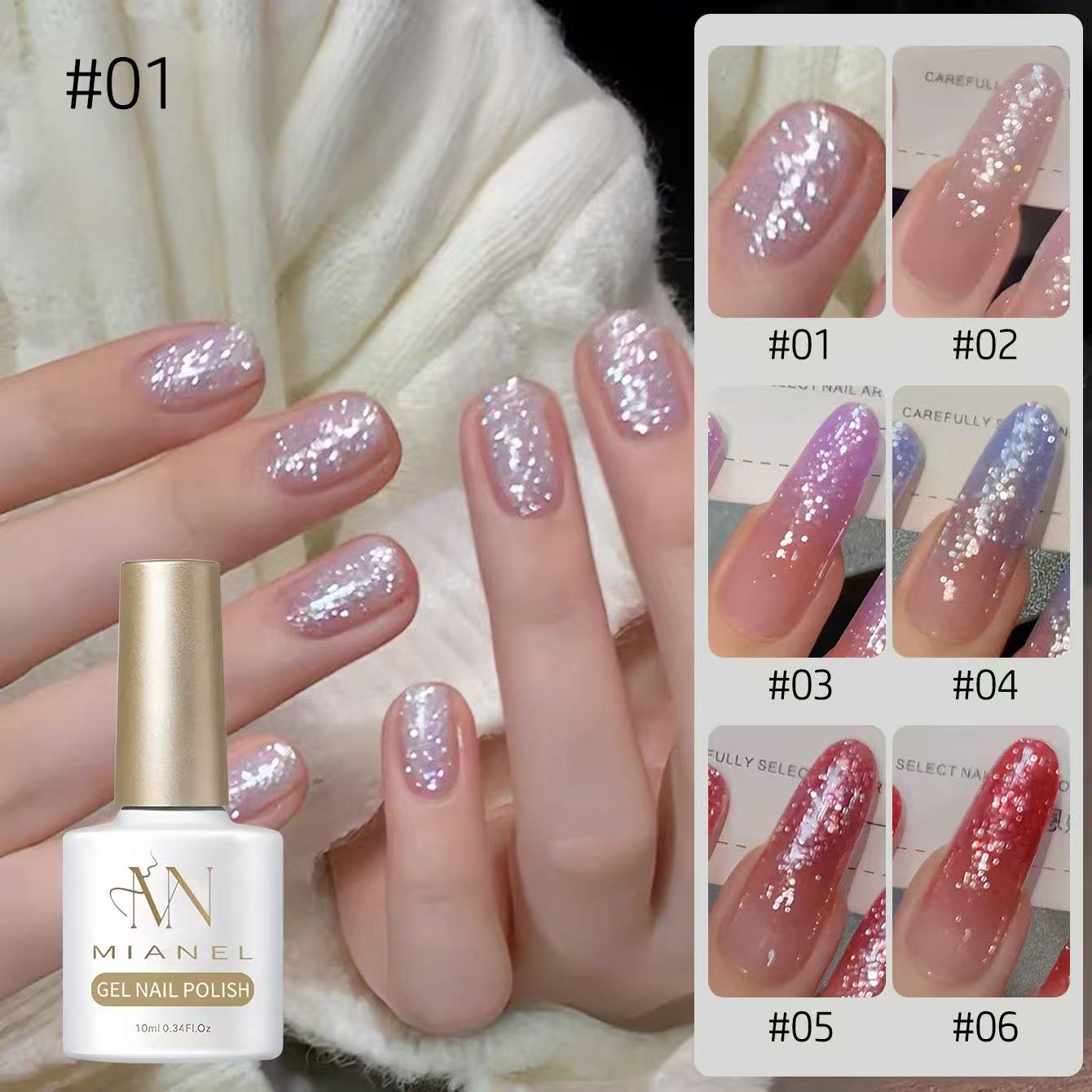 MIANEL 10ml Snowflake Glitter  - Nail Art Trend 2026 review and price