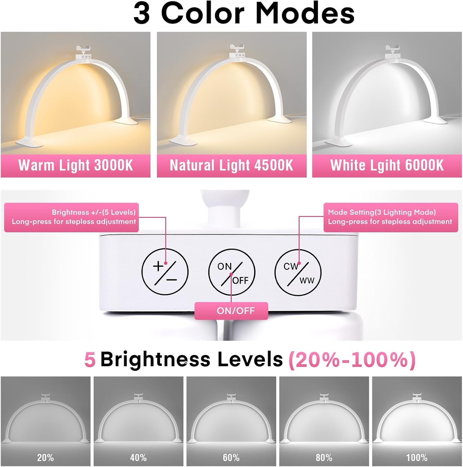 Half Moon Light U-Shaped Nail  - Nail Art Simple review and price